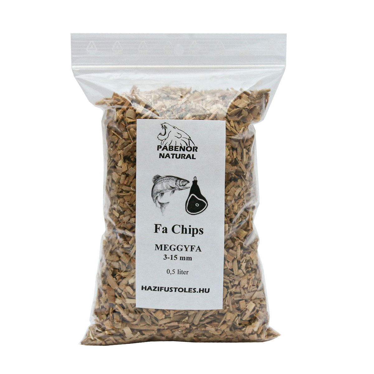 Meggyfa Chips füstöléshez 3-15 mm 0,5 liter