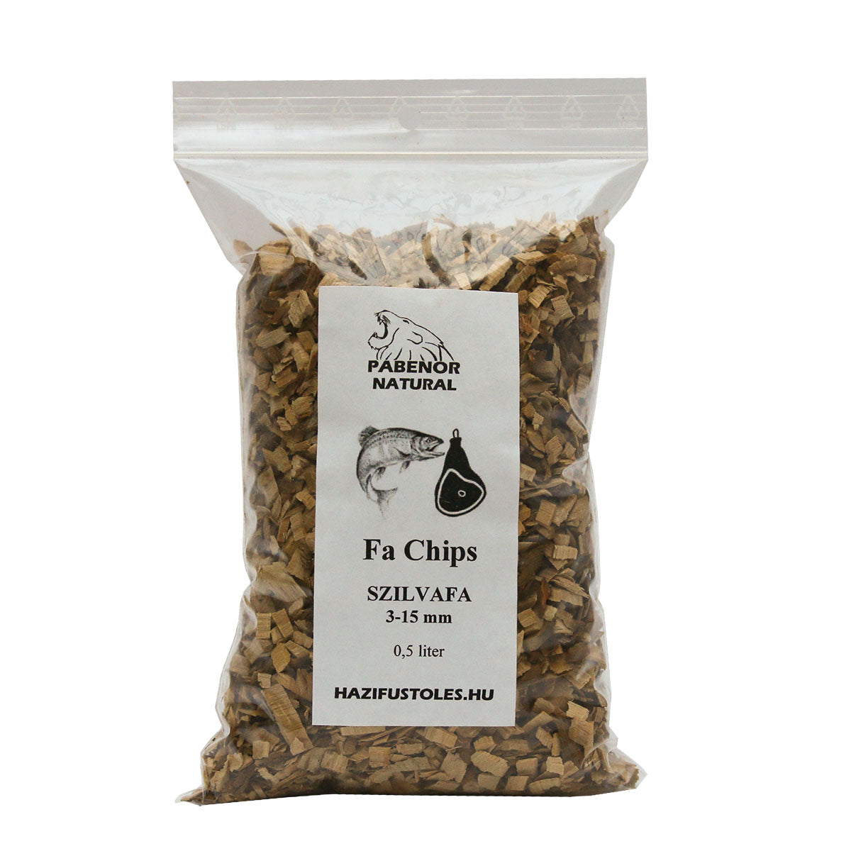Szilvafa Chips füstöléshez 3-15 mm 0,5 liter