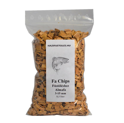 Gyümölcsfa füstölő, grillező chipsek, aprítékok 0,5 liter
