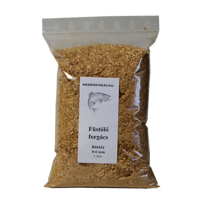 Bükkfa forgács füstöléshez,  füstölő forgács 0-6 mm