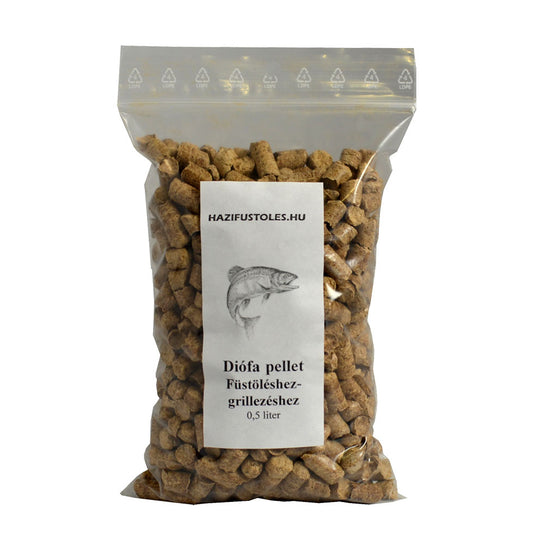 Diófa pellet,  füstöléshez, grillezéshez 0,5 liter