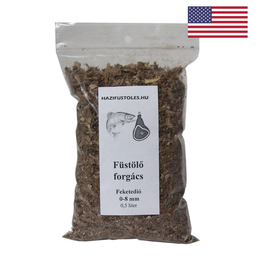 Feketedió forgács, amerikai dió 0-8 mm, 0,5 L