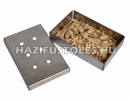 Füstölő doboz, smoker box , rozsdamentes acél
