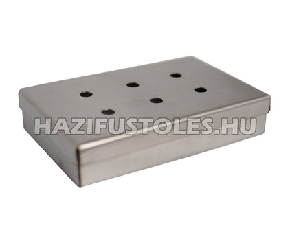 Füstölő doboz, smoker box , rozsdamentes acél