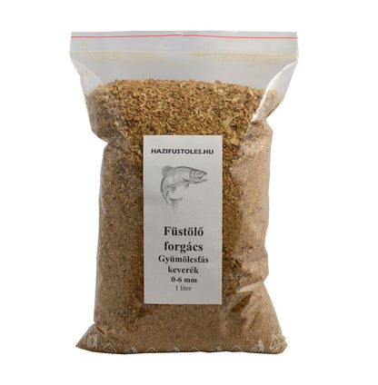 Gyümölcsfás, füstölő forgács keverék 1 liter
