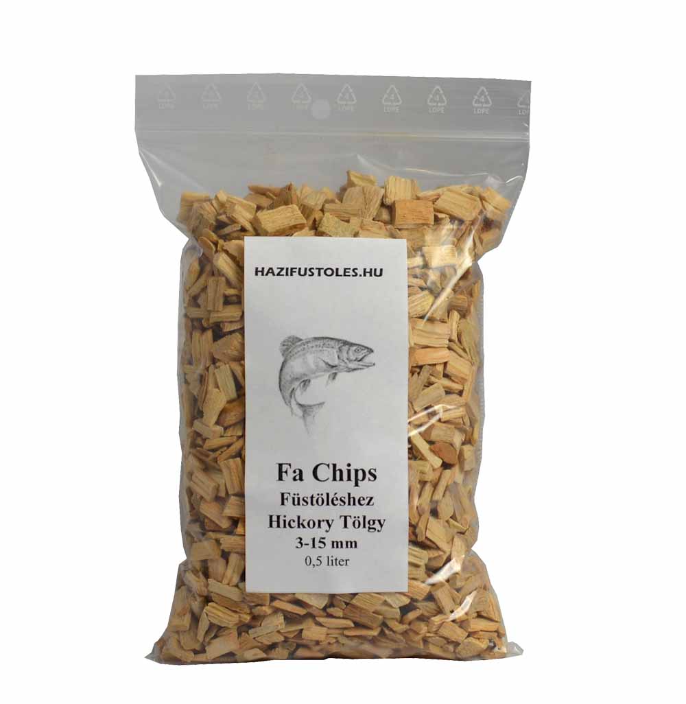 Hickory Tölgyfa Chips 3-15 mm 0,5 liter