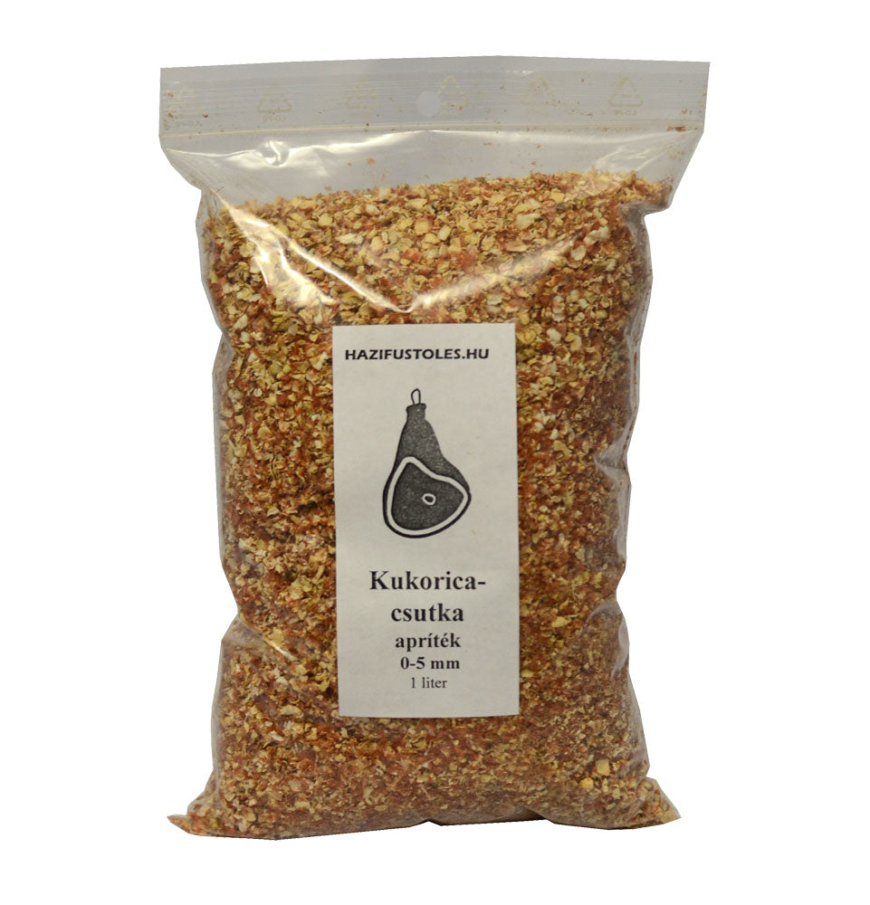 Kukoricacsutka por füstöléshez 0-5 mm  1 liter