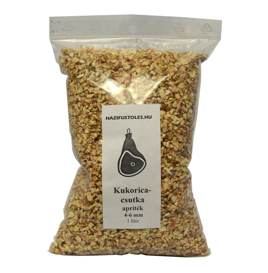 Kukoricacsutka apríték füstöléshez 5-12 mm, 1 liter