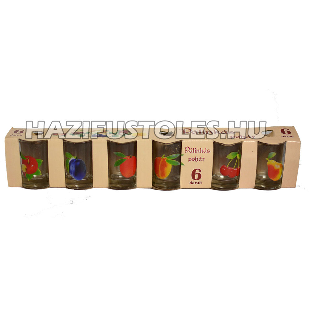 Pálinkás pohár készlet (4cl) 6darabos